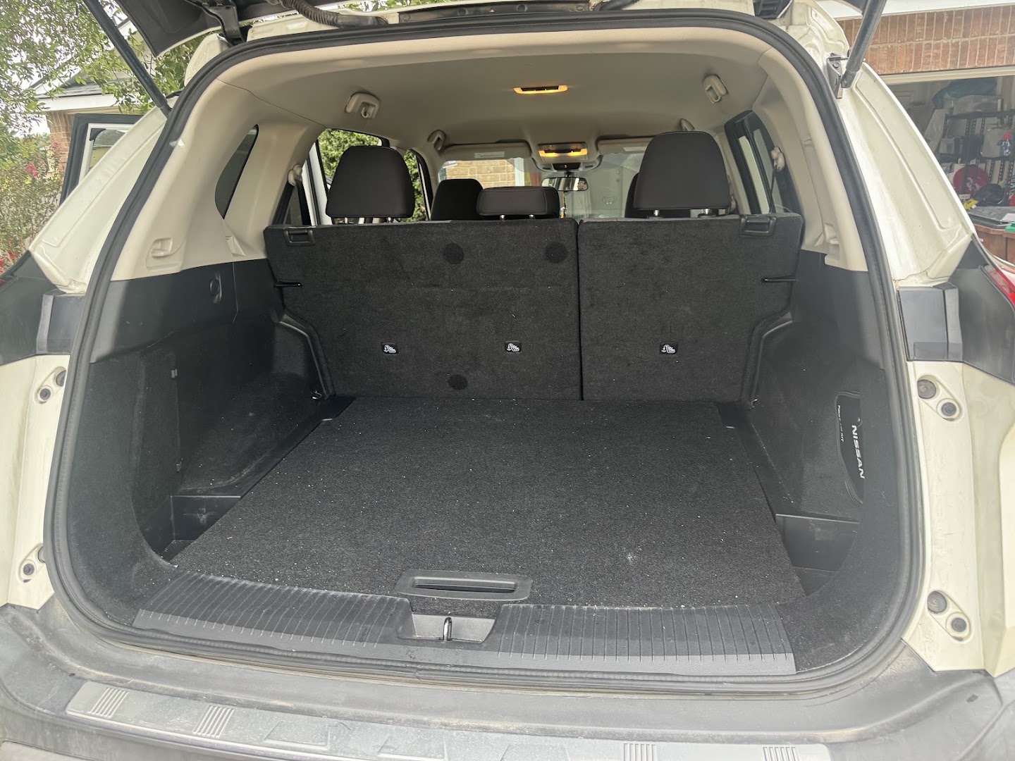 Spotless cargo area after full detail in San Antonio