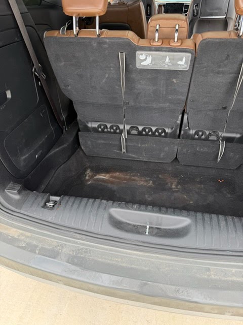 Cargo area before detailing by Boss Mobile Detailing